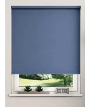 Image of New Edge Navy Blackout Roller Blinds 105cm