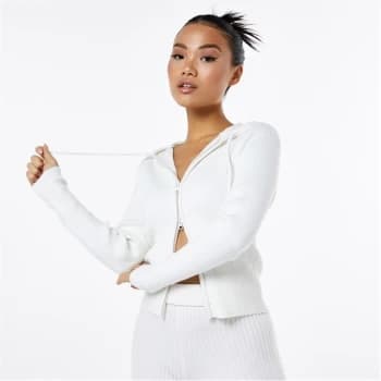 Image of Jack Wills Zip Up Hoodie - White