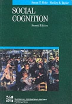 Image of Social Cognition by Susan T Fiske and Shelley E Taylor Paperback