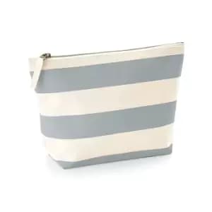 Image of Westford Mill Nautical Accessory Bag (One Size) (Natural/Grey)