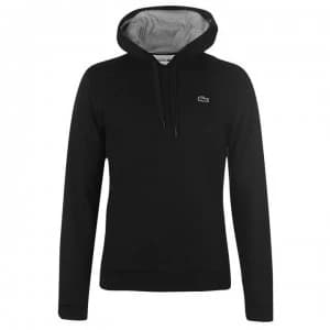 Image of Lacoste Over The Head Basic Hoodie - Black C31