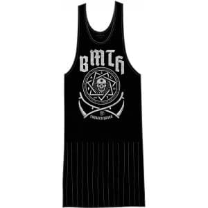Image of Bring Me The Horizon Crooked with Tassels Ladies Large T-Shirt Dress