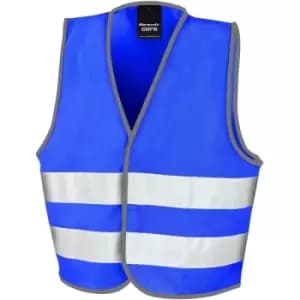Image of SAFE-GUARD by Result Childrens/Kids Core Enhanced Hi-Vis Vest (4-6 Years) (Royal Blue) - Royal Blue