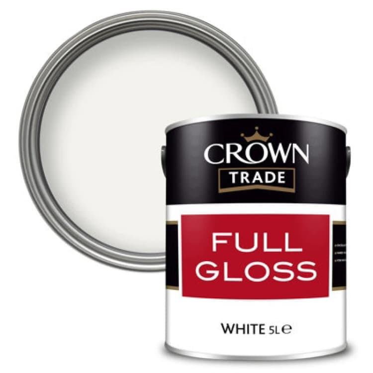 Image of Crown Trade Full Gloss White 5L