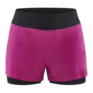 Image of Craft Womens/Ladies ADV Essence 2 in 1 Shorts (XL) (Roxo)