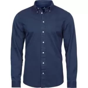 Image of Tee Jays Mens Long Sleeve Casual Twill Shirt (3XL) (Indigo)