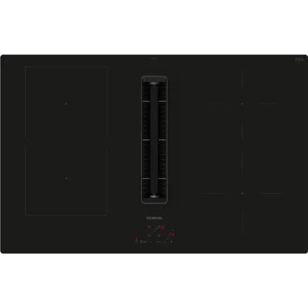 Image of Siemens ED811BS16E iQ300 80cm 4 Zone Venting Induction Hob ED811BS16E Black