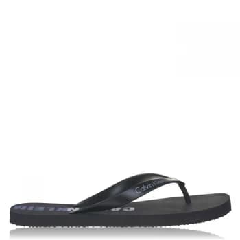 Image of Calvin Klein Amsterdam Flip Flop - Black/Blue