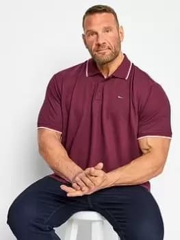 Image of BadRhino Tipping Polo Top - Winsor Wine, Red, Size XL, Men