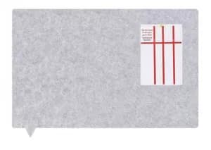 Image of MagiShape Speech bubble board 100x80cm Light Grey