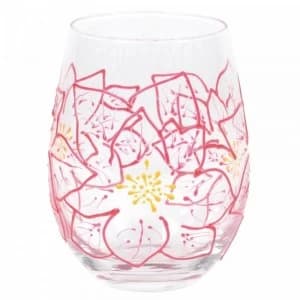 Image of Poinsettias Tumbler Glass