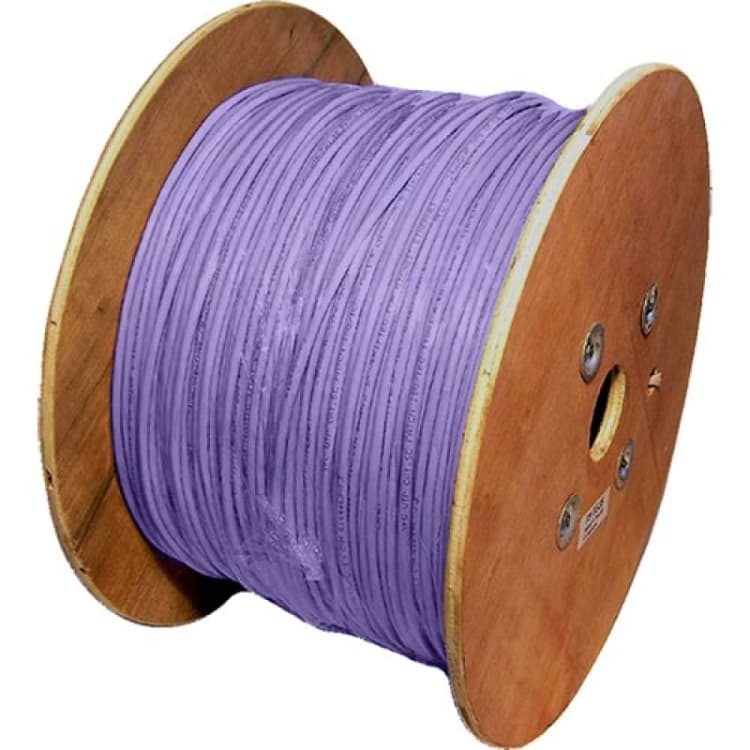 Image of Cablenet Cat6a Violet S/FTP LSOH 26AWG Stranded Patch Cable 500m Reel