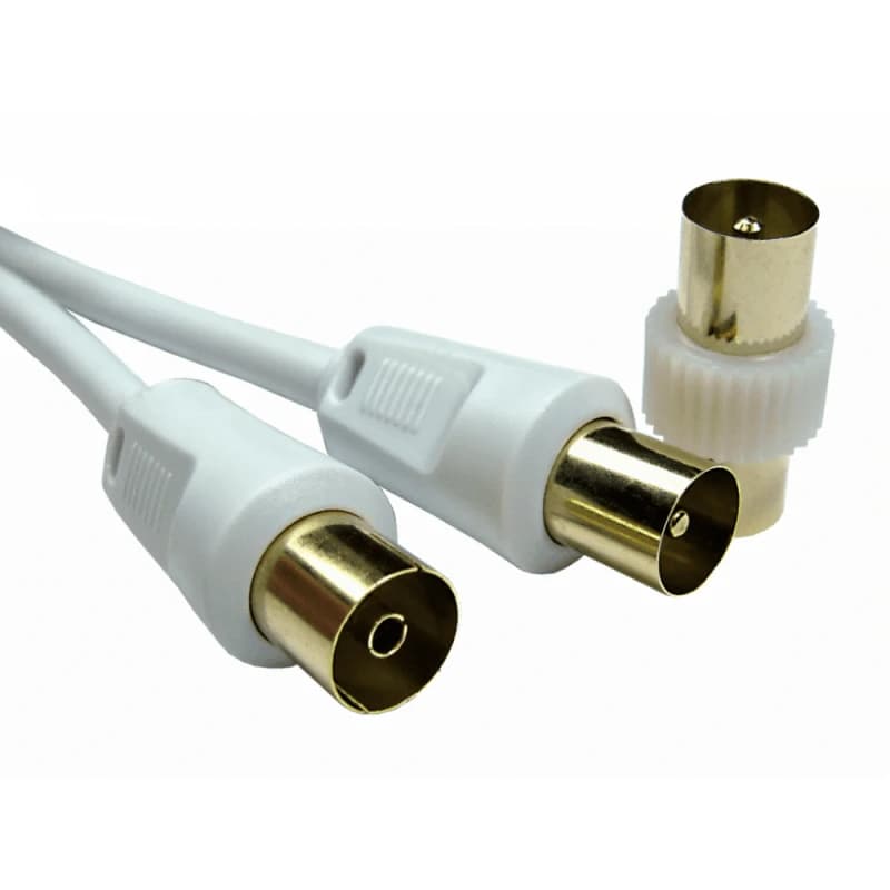 Image of Cables Direct 2TVREV-02 coaxial cable 2m White