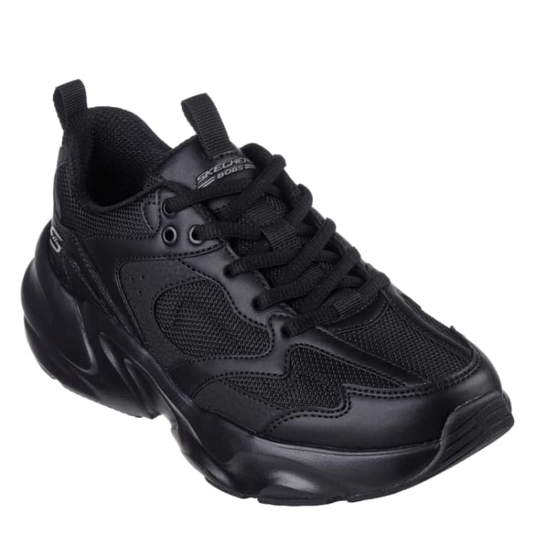 Image of Skechers Womens Bobsbamina2 Casual Low-Top Trainers Black female 3 (36)