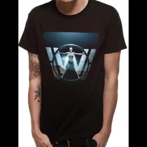 Image of Westworld - Vetruvian Woman Mens Small T-Shirt - Black