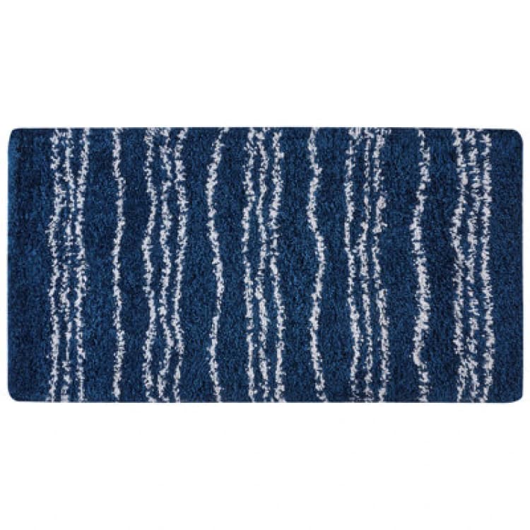 Image of Beliani Shaggygy Rug Tashir Blue 80 X 150 Cm
