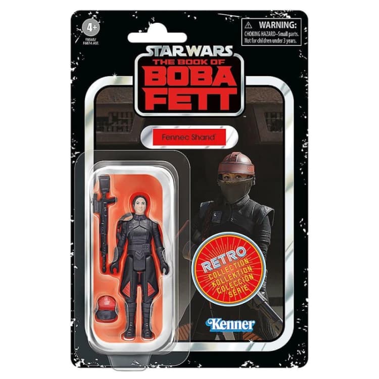 Image of Star Wars Star Wars Retro Collection Fennec Shand - Black One Size