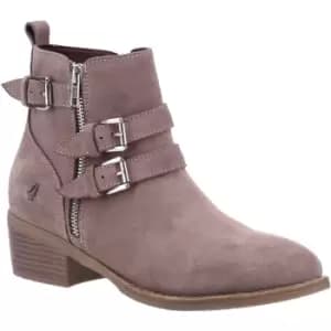Image of Hush Puppies Womens Jenna Suede Zip Up Ankle Boots UK Size 5 (EU 38)