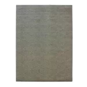 Image of Flair Rugs Skyline Petronas Thin Weave Floor Rug (67cm x 100cm) (Brown)