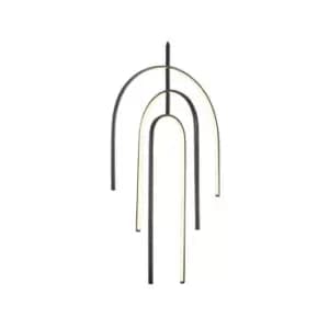 Image of Ergates Ceiling Pendant Light LED 80W 3000K Black