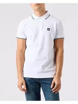 Image of Weekend Offender Sterling Polo Shirt - White, Size XL, Men