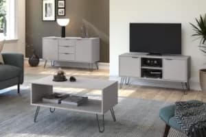 Image of Augusta 2 Door Flat Screen TV Unit, Grey