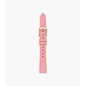 Image of Fossil Womens 14Mm Leather Strap - Pink