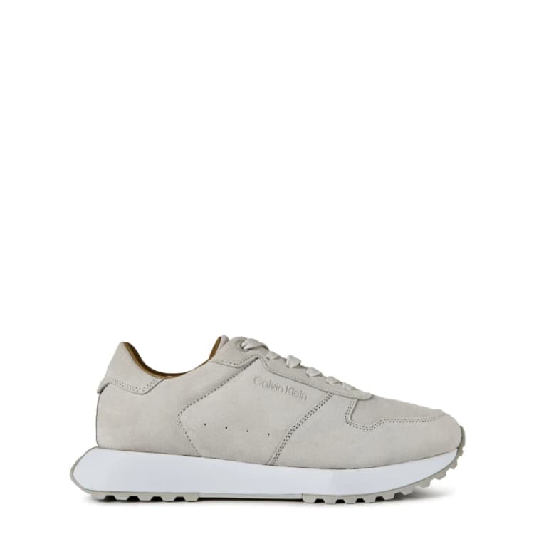 Image of Calvin Klein LOW TOP LACE UP SUEDE - Grey Grey 7