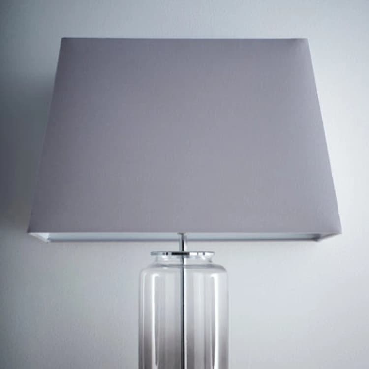 Image of K Living Kliving 21" Modern Grey Rectangle Light Shade For Ceiling Pendant