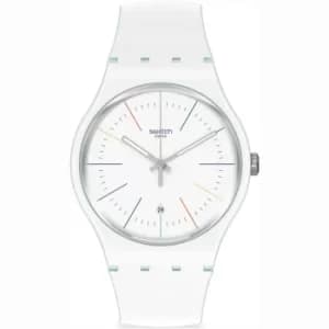 Image of Unisex Swatch White Layered Watch