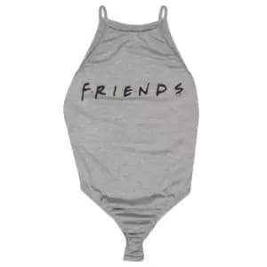 Image of Friends Womens/Ladies Logo Bodysuit (10 UK) (Grey)