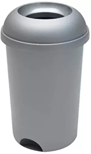Image of Addis 50L Metallic Round Base Waste Bin