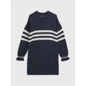 Image of Tommy Hilfiger Prep Stripe Sweater Dress L/S - Blue