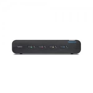 Image of Belkin F1DN204KVM-UN-3 KVM switch Rack mounting Black