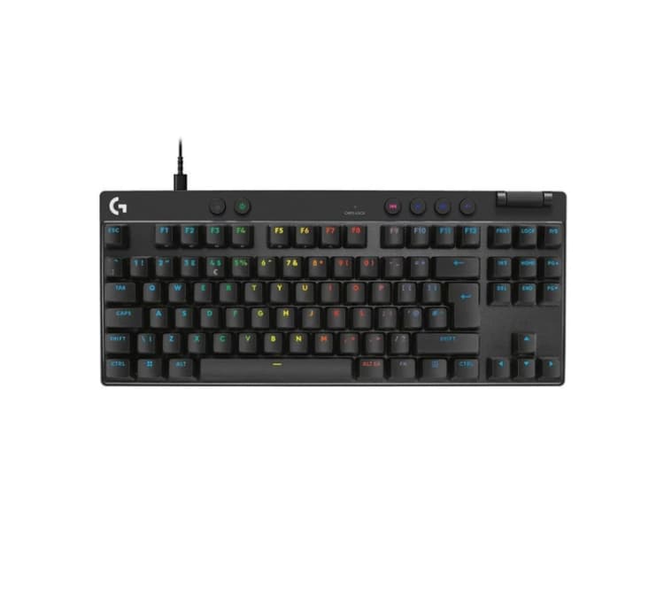 Image of Logitech PRO X TKL RAPID Gaming Keyboard - Black 5099206126503