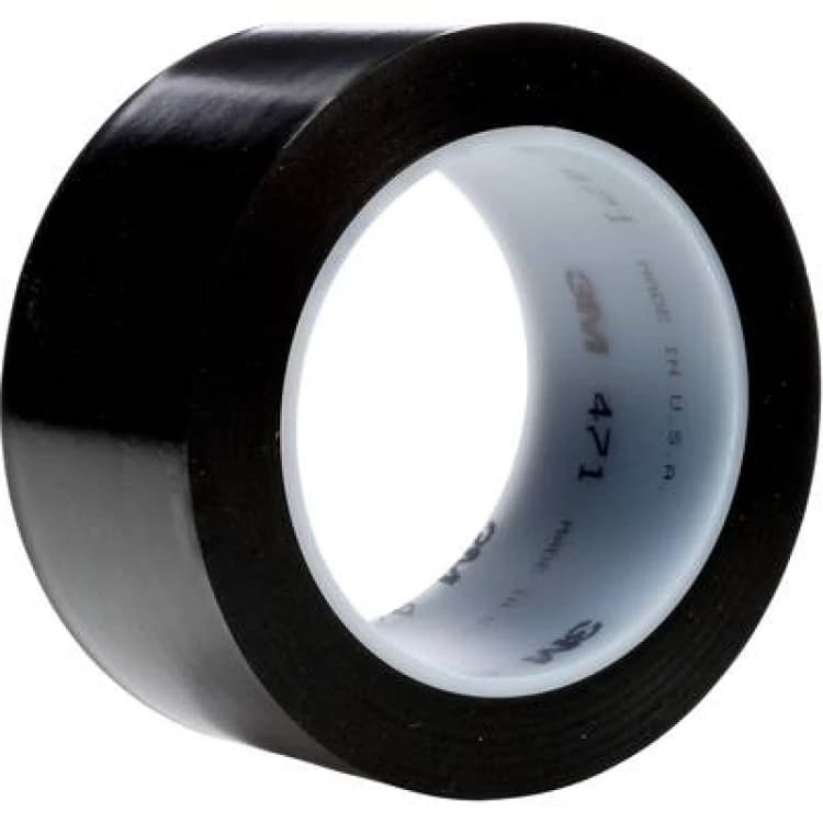 Image of 3M 3M 471F 471S50 PVC tape Black (L x W) 33 m x 50 mm 471S50