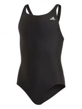 Image of adidas Youth Swim Fit Suit - Black, Size 9-10 Years, Women