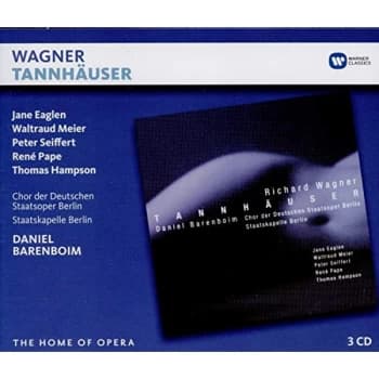 Image of Barenboim / Pape, Seiffert, Hampson, Eaglen, Meier - Wagner: Tannhäuser CD