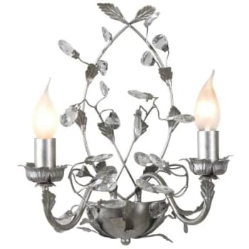 Image of Linea Verdace Lighting - Linea Verdace Chelange 2 Light Candle Wall Light Brushed Silver