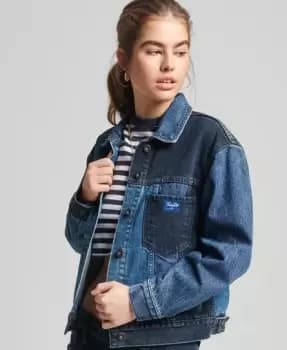 Image of Superdry Vintage Tonal Trucker Denim Jacket