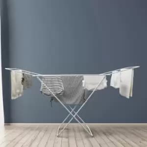 Image of JVL Home & Dry Winged Clothes Airer, 18m White
