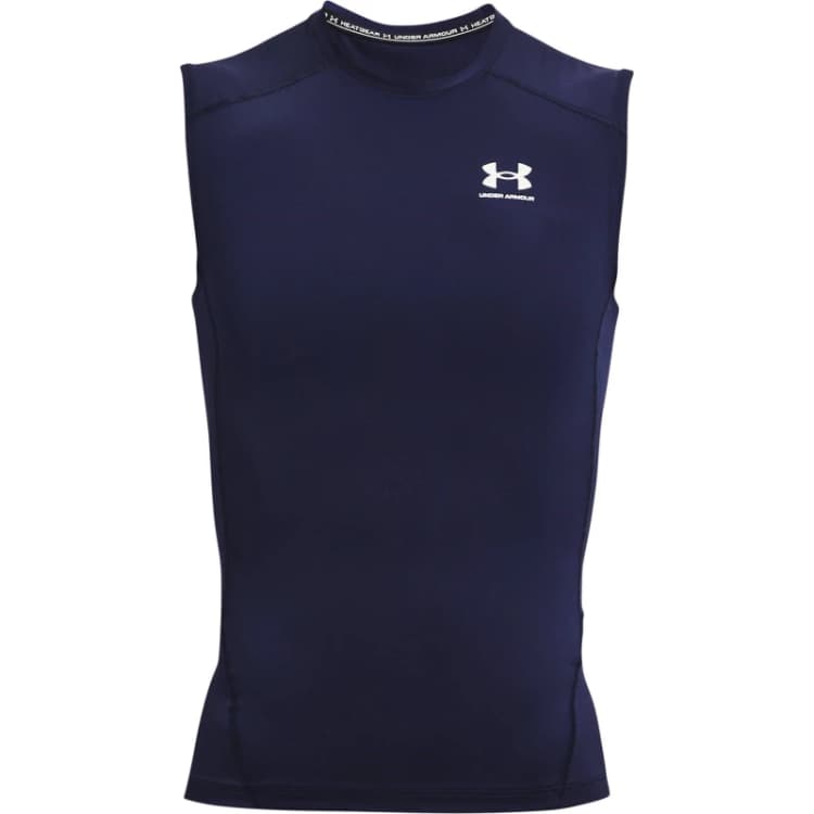 Image of Under Armour Armour HeatGear Sleeveless Mens - Blue Blue XS