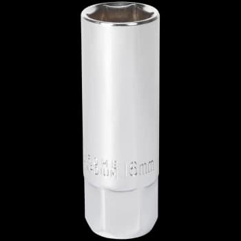 Image of Sealey 3/8" Drive Magnetic Spark Plug Socket Metric 3/8" 16mm