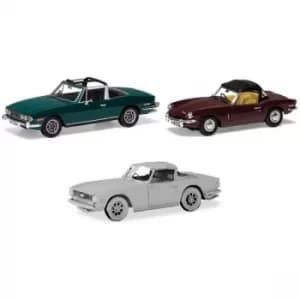 Image of Corgi Sporting Triumph collection Stag, Spitfire, TR6 Diecast Models