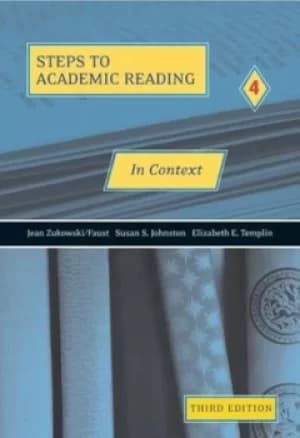 Image of Steps to Academic Reading 4 by Jean Zukowski/Faust