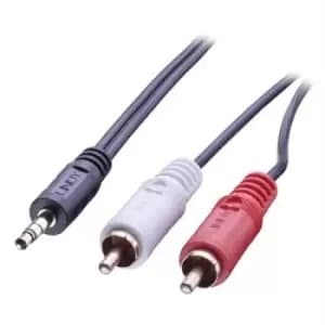 Image of Lindy Audio Cable 2x Phono 35 mm/3m