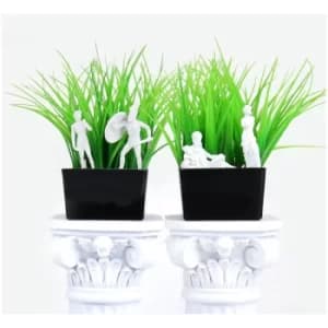 Image of Mini Plant Pot Statues