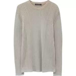Image of French Connection Cotton Plaited - Light Grey/Kangaroo