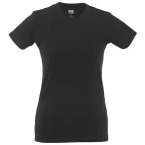 Image of Russell Ladies/Womens Slim Short Sleeve T-Shirt (M) (Black)