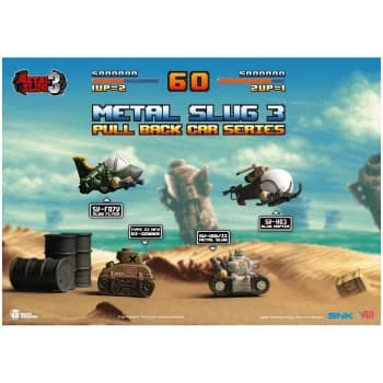 Image of Beast Kingdom Pull Back Car 4pc Set - Metal Slug 3